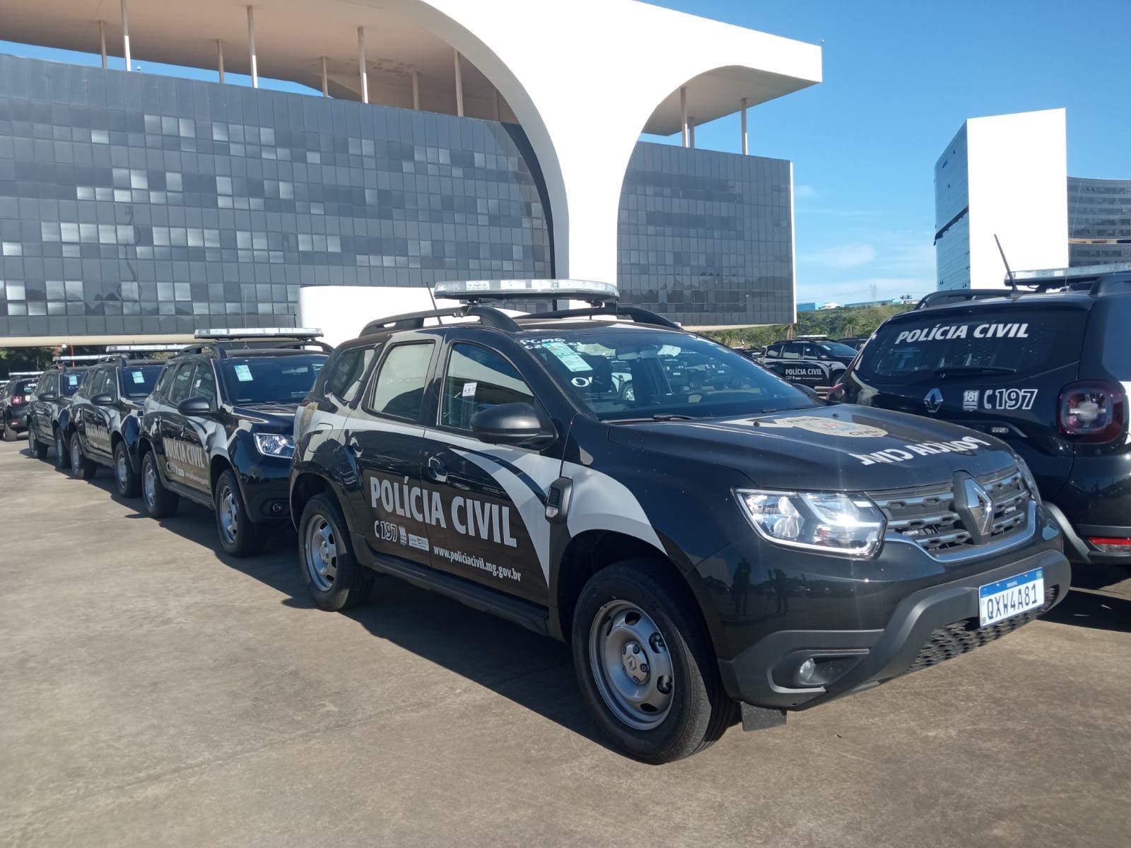 A Polícia Civil recebeu, nesta quarta-feira (1/2), 131 novas viaturas