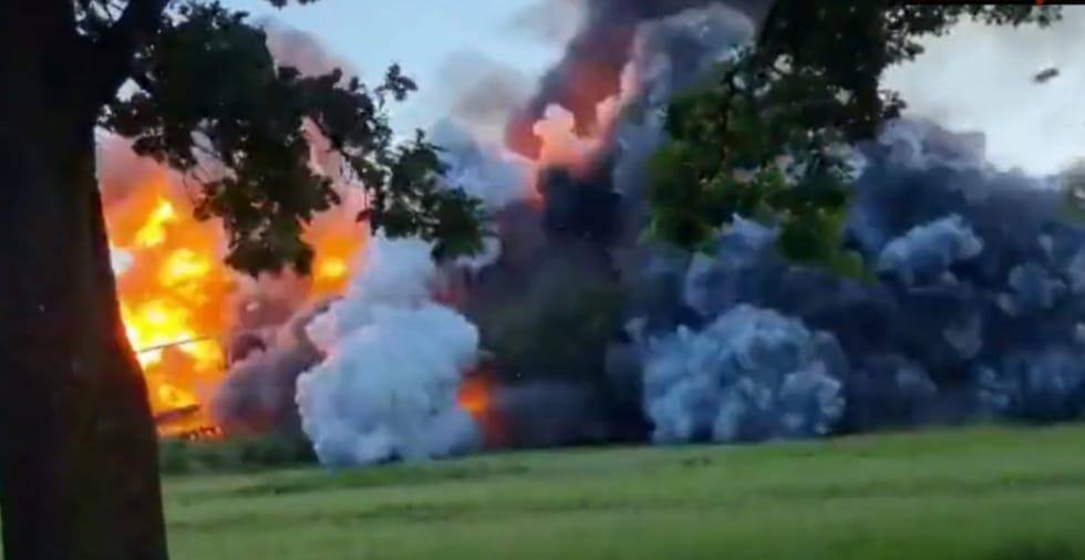 explosão na áfrica do sul