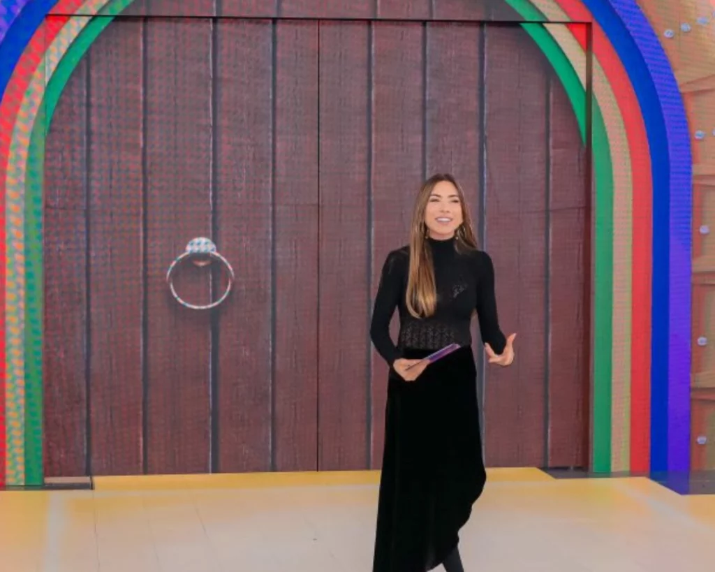 Patrícia Abravanel no quadro Porta da Esperança