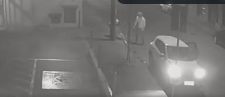 Imagens da câmera de segurança