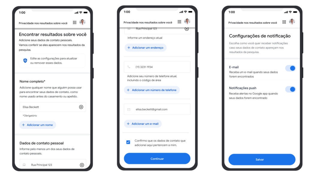 Ferramenta vai possibilitar a remoção de informações pessoais dos resultados da busca