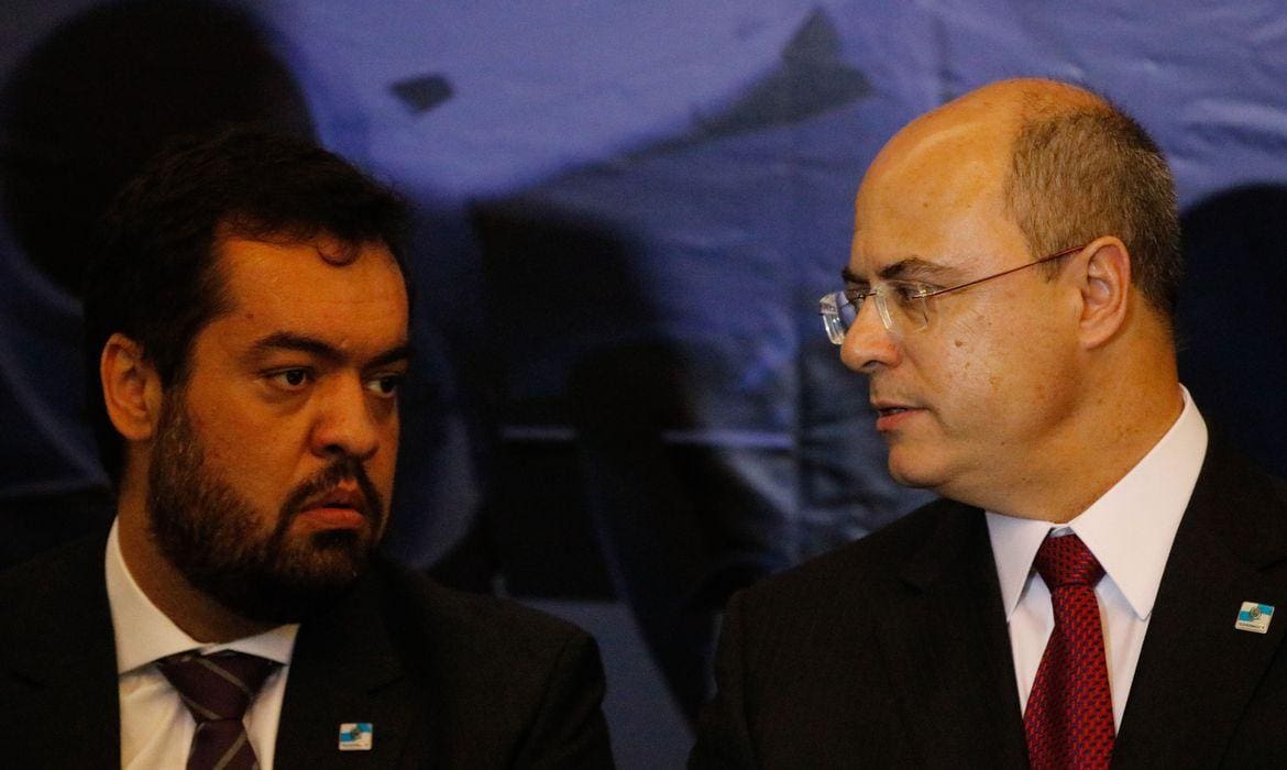 Claudio Castro e Wilson Witzel