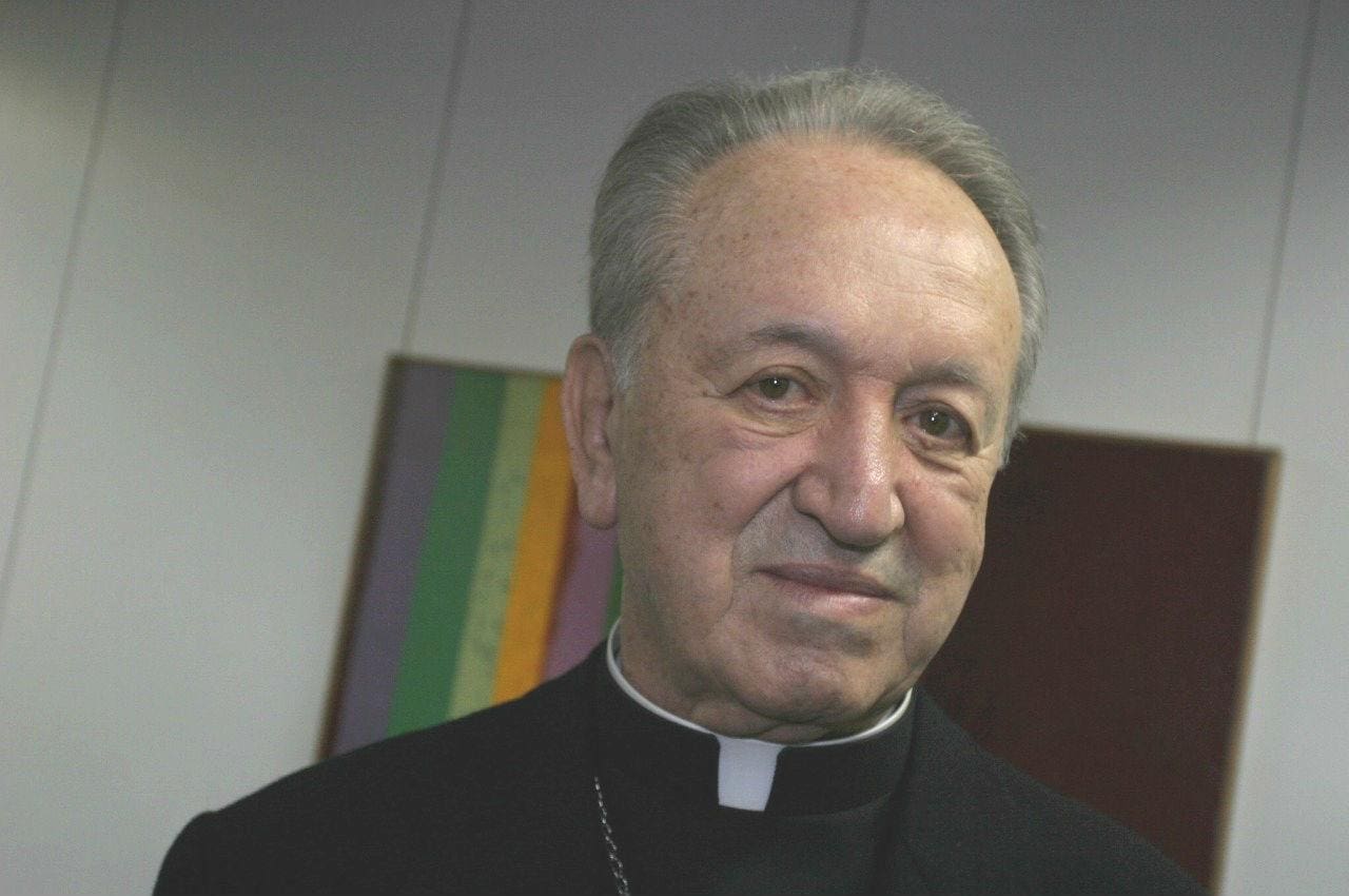 Cardeal dom Serafim Fernandes em foto de 2005