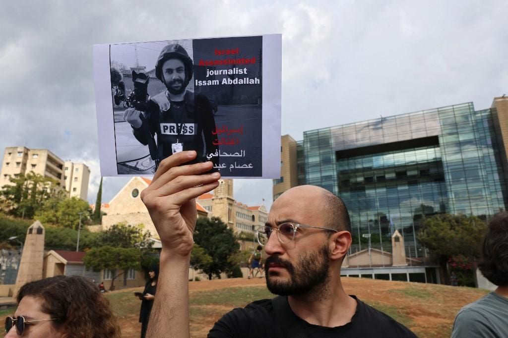 jornalistas mortos na guerra de Israel - Issam Abdallah