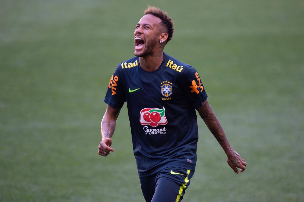 Treino da seleção brasileira nesta segunda-feira (03), em Nova Jérsei