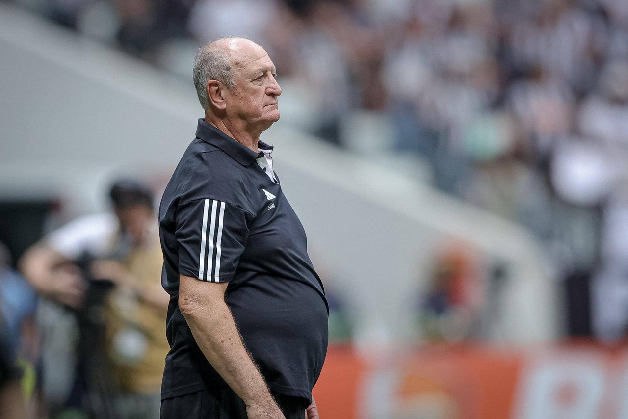 Felipão chegou ao Atlético em junho de 2023