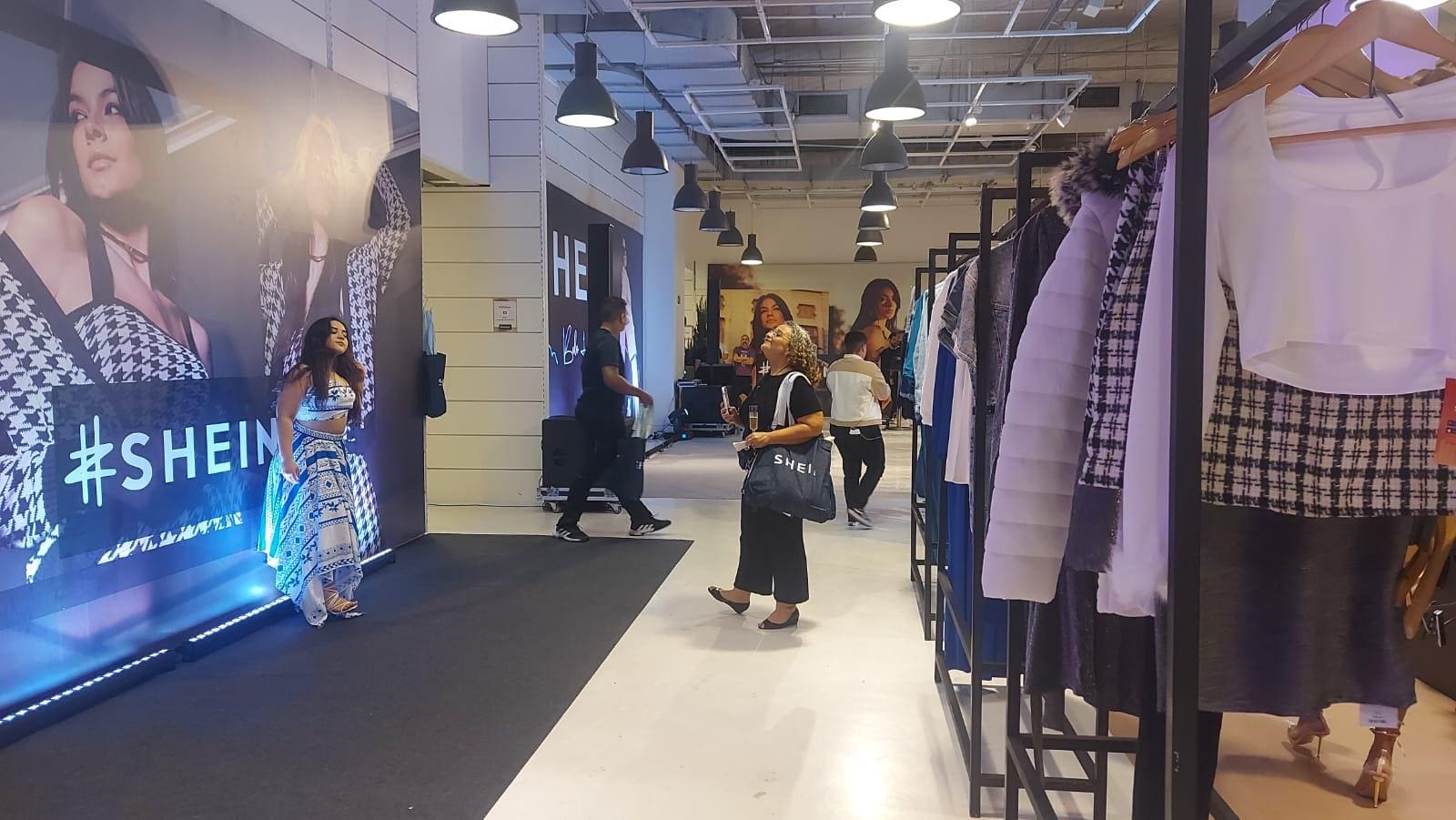 Loja pop-up da Shein em BH