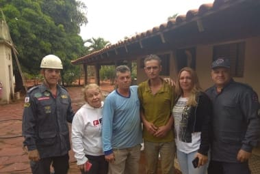  Paulo Francisco Bento foi socorrido pelo Corpo de Bombeiros