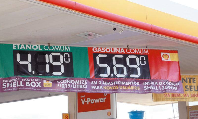 Preço da gasolina