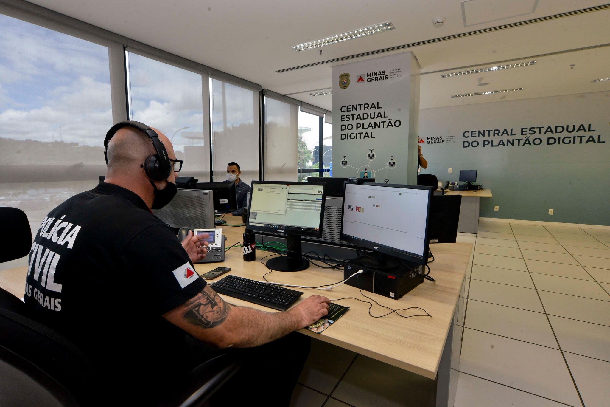 Central Estadual do Plantão Digital foi inaugurada na Cidade Administrativa