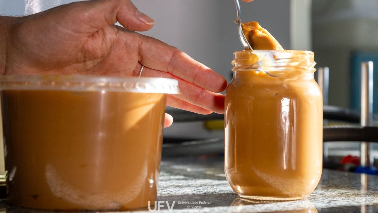 Imagem do doce de leite produzido por estudantes da Universidade Federal de Viçosa (UFV)