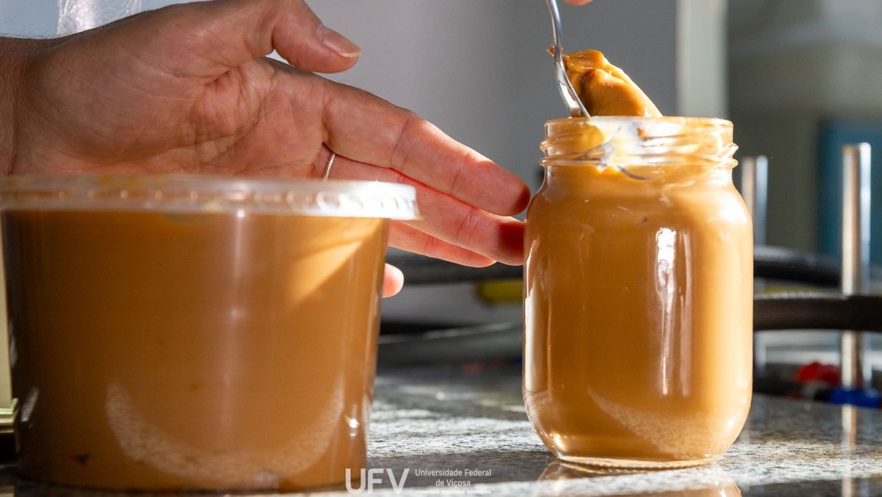 Imagem do doce de leite produzido por estudantes da Universidade Federal de Viçosa (UFV)