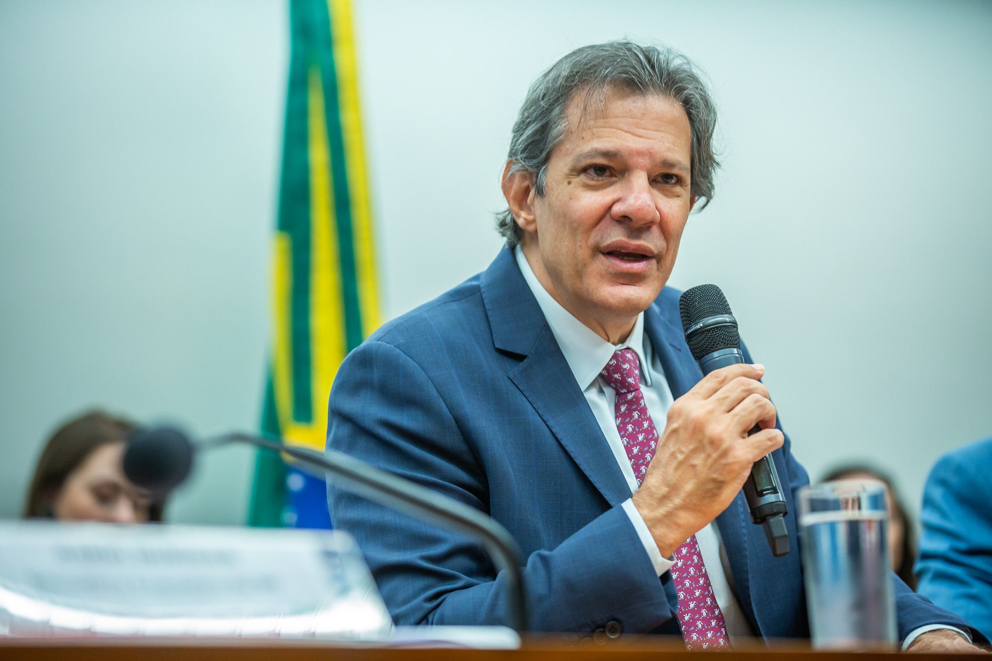 O ministro da Fazenda, Fernando Haddad.