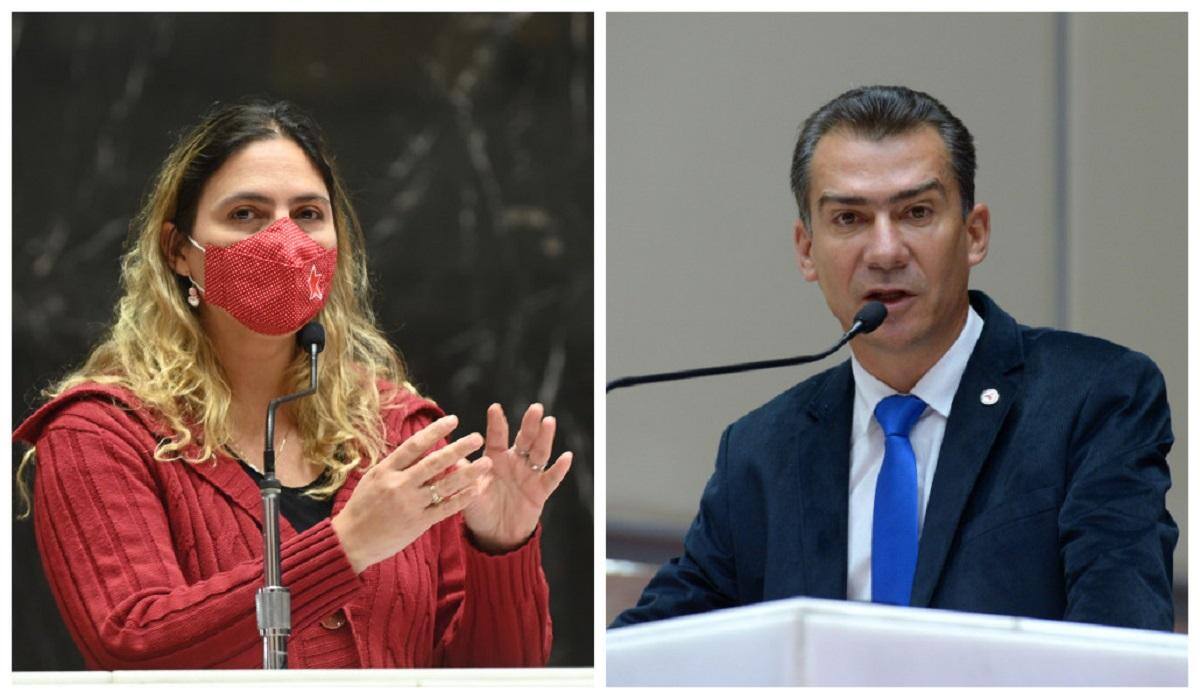 Os deputados estaduais Beatriz Cerqueira e Fábio Avelar