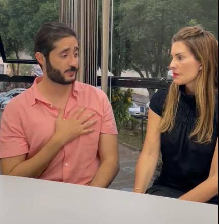 Gabriel Azevedo e Flávia Borja