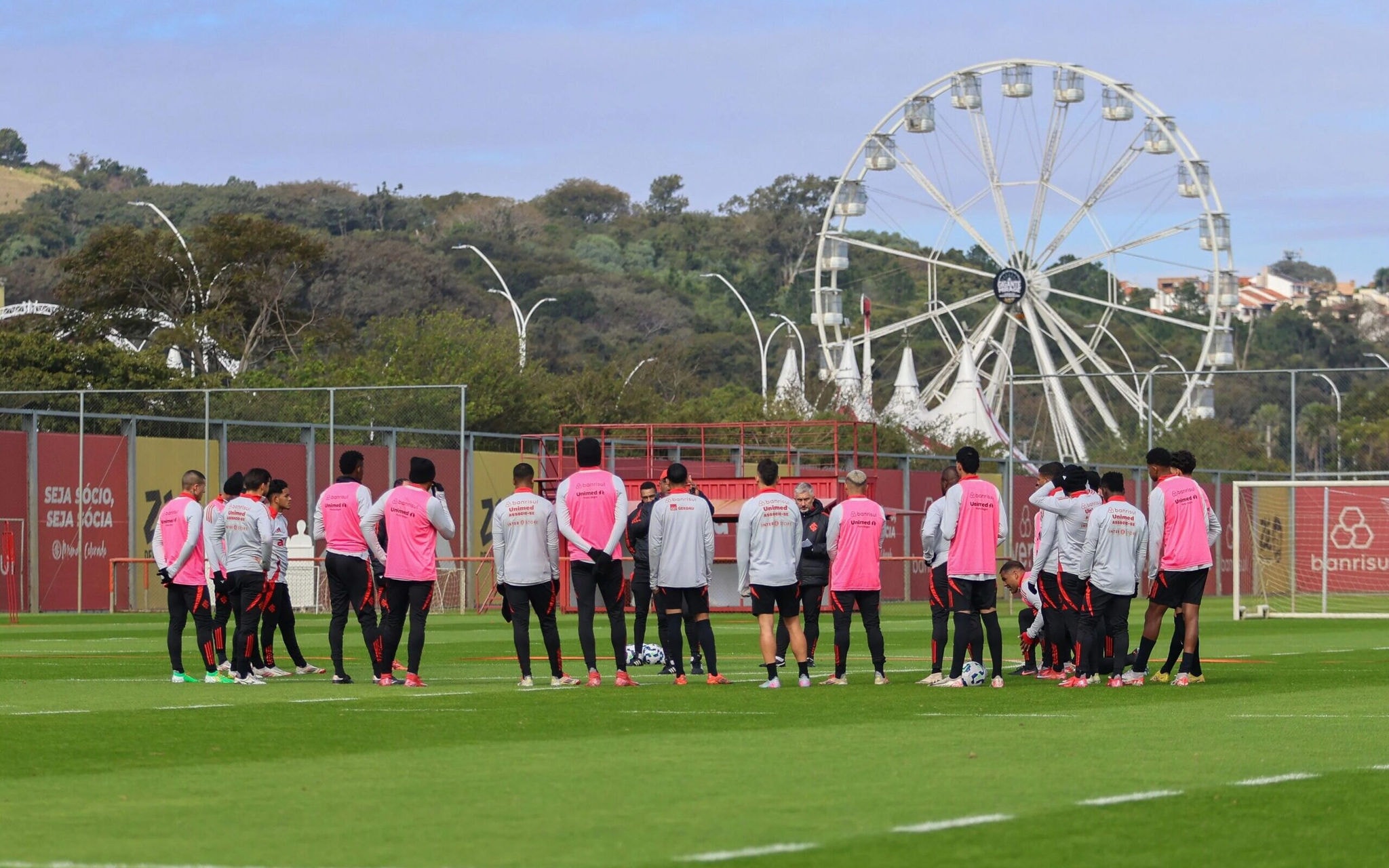 Treino do Internacional no CT Parque Gigante (Foto: Ricardo Duarte/SC Internacional)