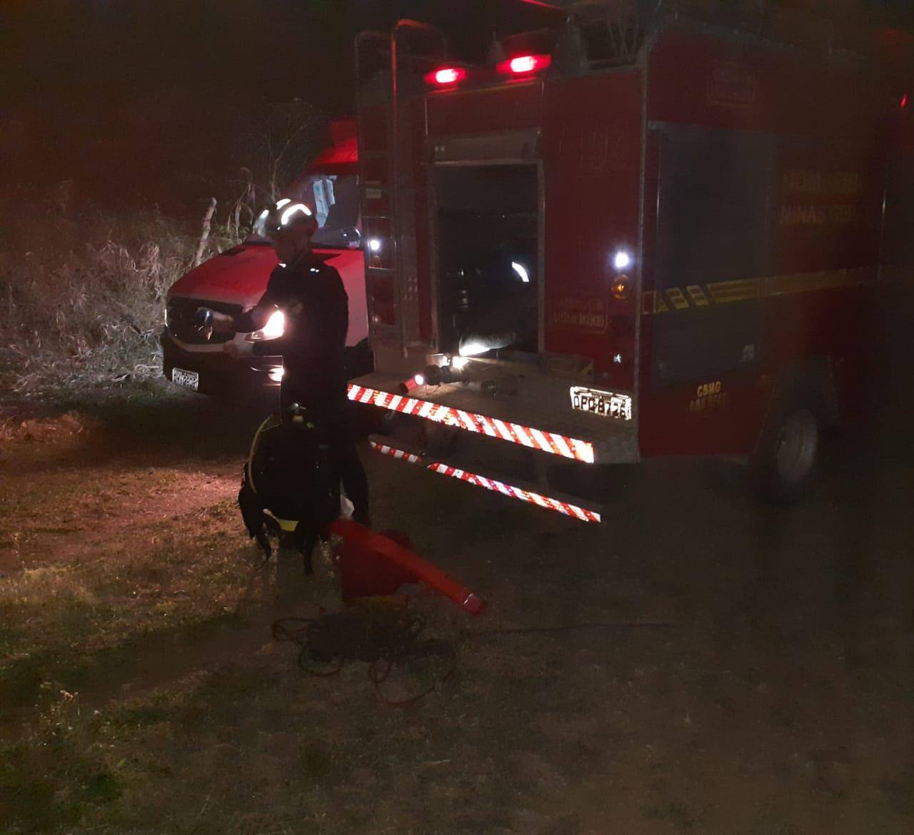 Corpo de Bombeiros resgatou corpo