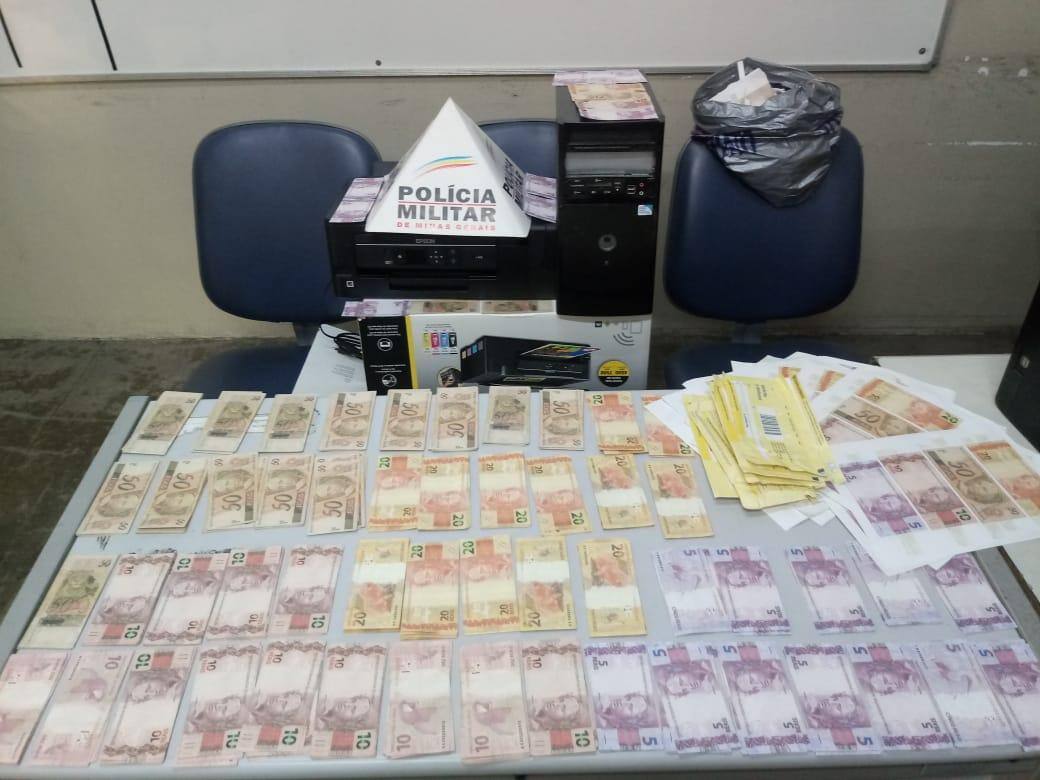 Homem foi preso com dinheiro falso