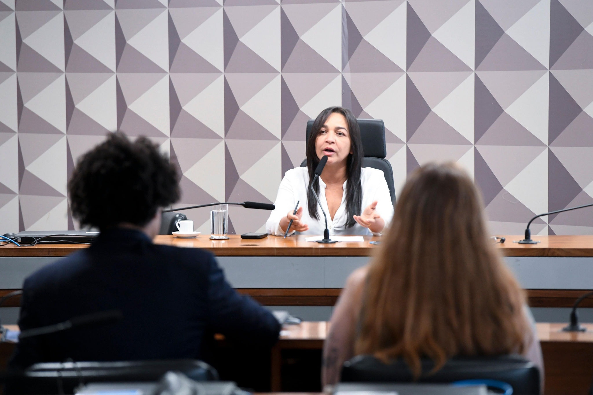 A senadora Eliziane Gama é a relatora da CPMI que investiga os atos de 8 de janeiro no Congresso Nacional