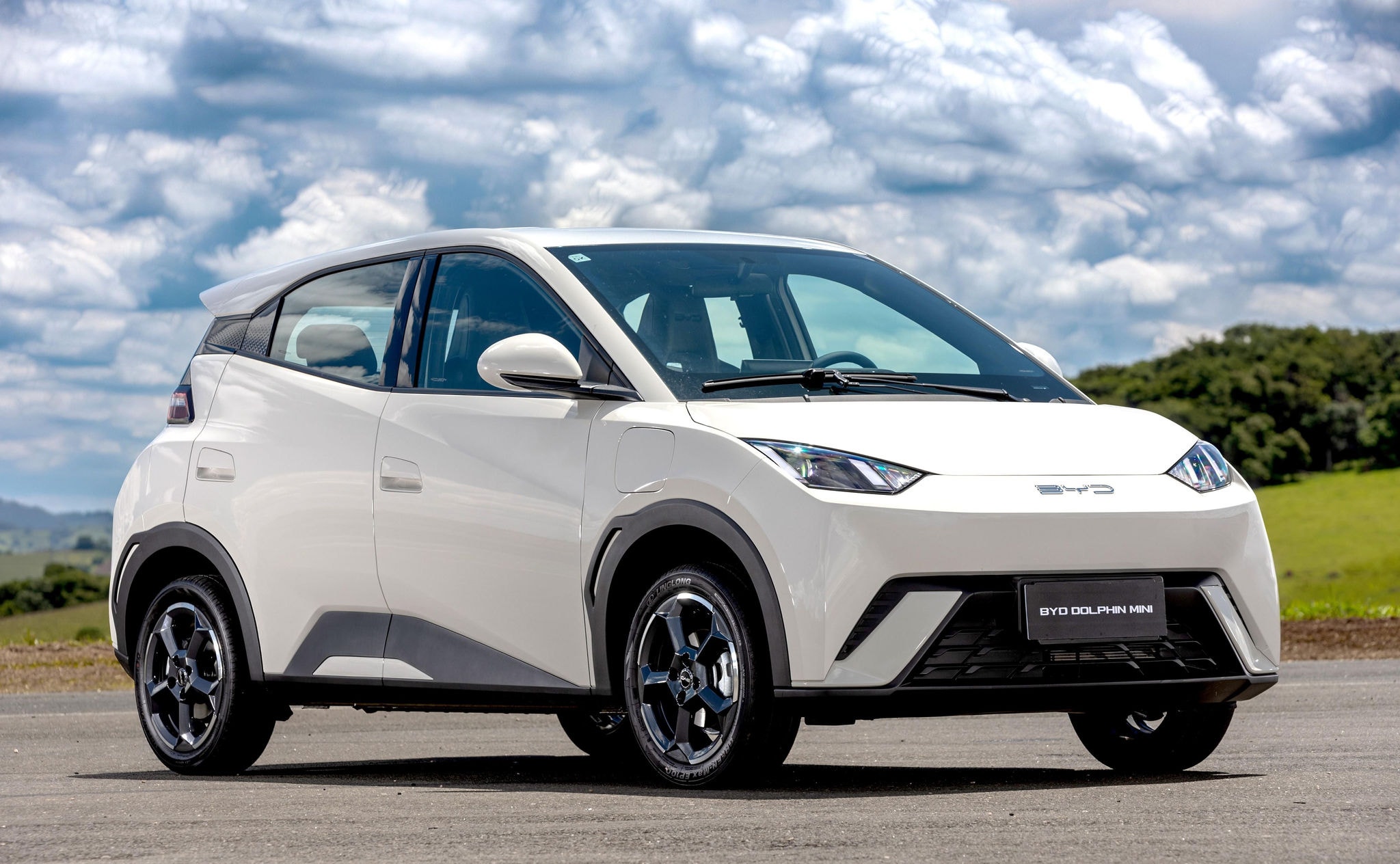 Elétrico BYD Dolphin Mini foi lançado recentemente no Brasil por R$ 115 mil