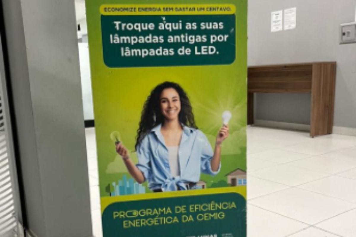 Substituição pode ser realizada na agência da Cemig localizada na Rua Inconfidência, nº 142, no Centro de Betim