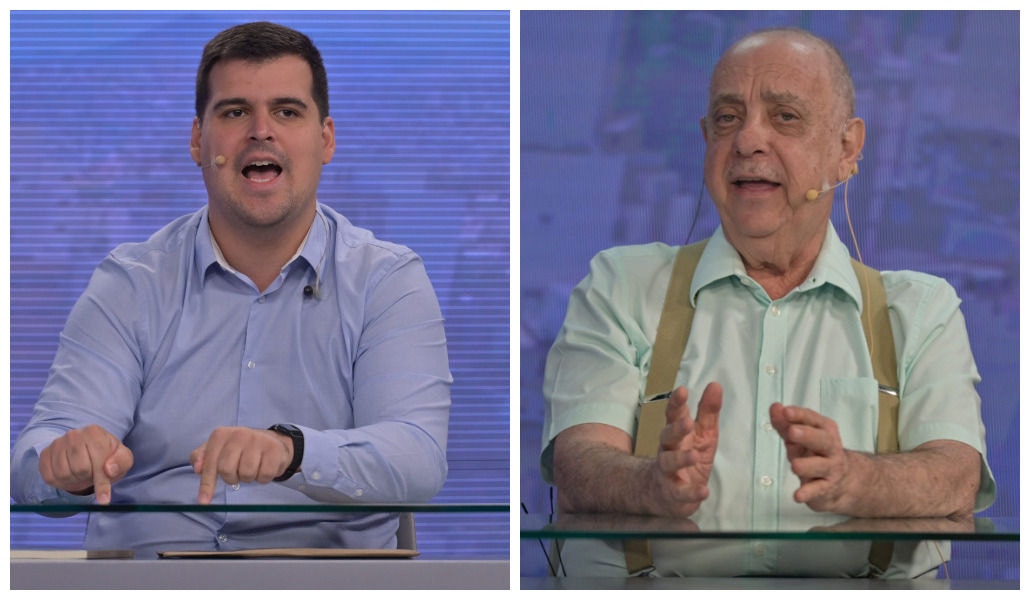 Candidatos à PBH, Bruno Engler (PL) e Fuad Noman (PSD)