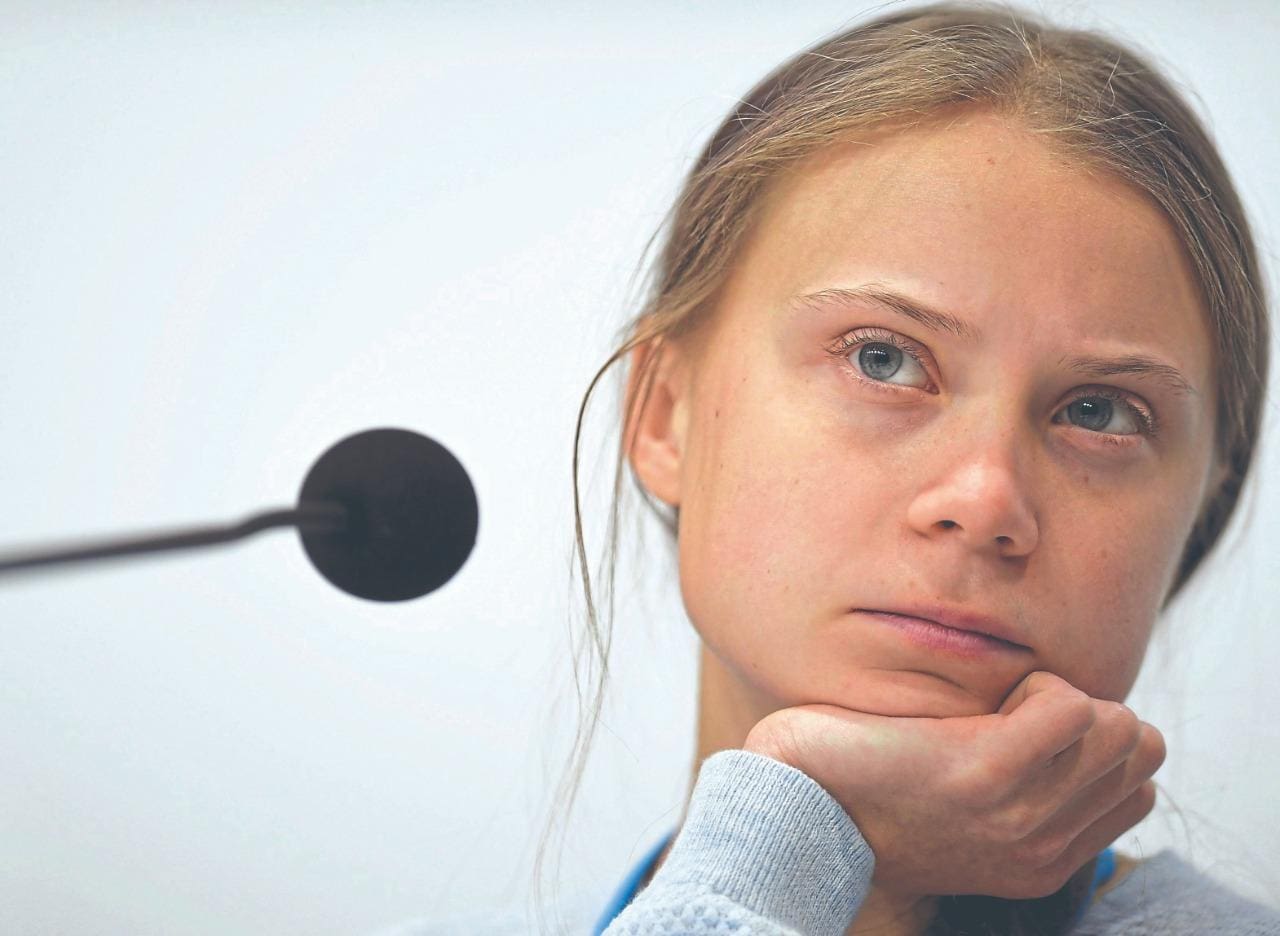 Greta Thumberg é uma ativista sueca 