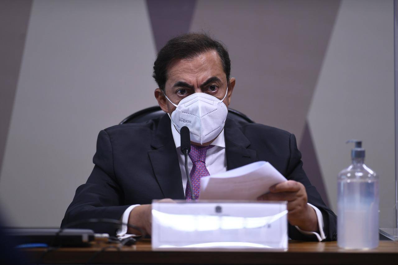 Marcos Tolentino depõe na CPI da Covid