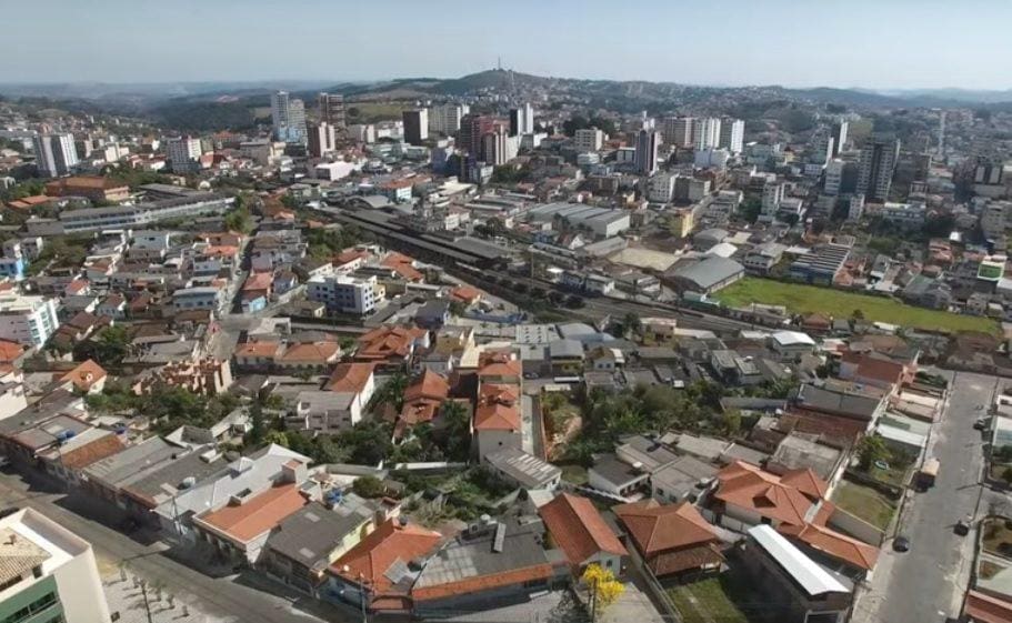 Vista aérea e Barbacena
