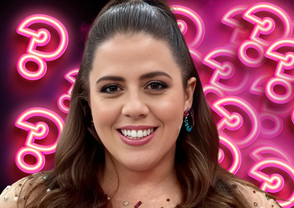 Tati Machado nos bastidores da Globo - Divulgação/TV Globo 