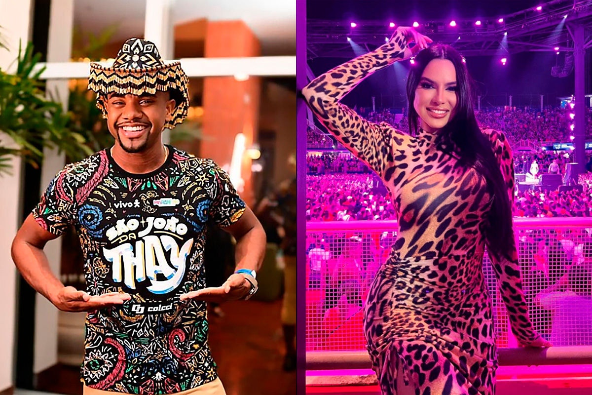Davi Brito e Tamires Assis