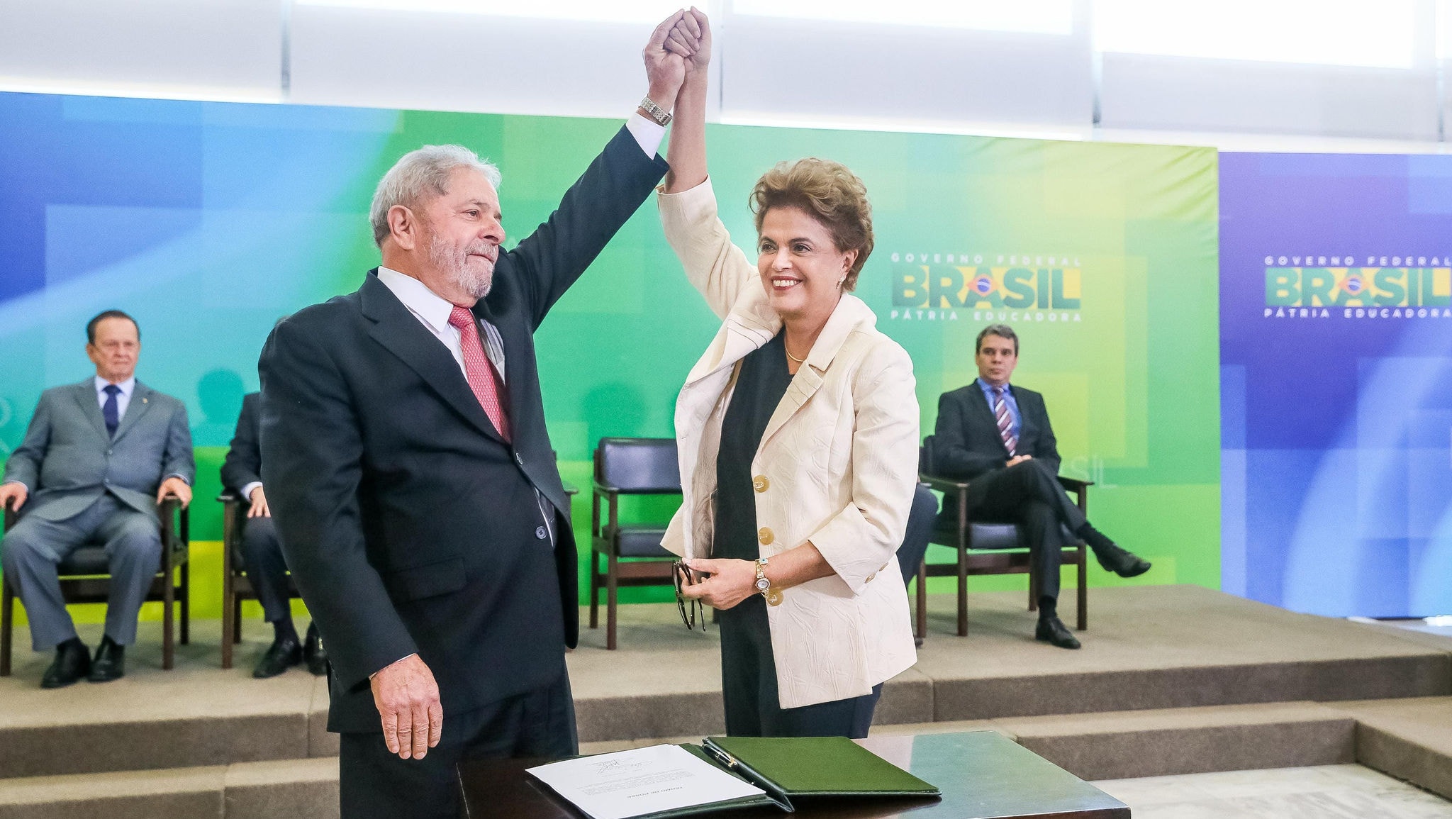Dilma e Lula posse 