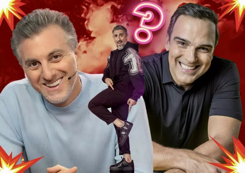 Luciano Huck, Tadeu Schimidt e Marcos Mion