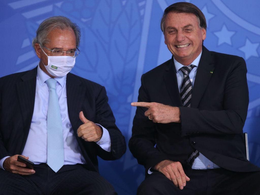 Paulo Guedes e Bolsonaro