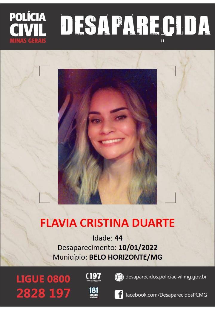Cartaz desaparecida