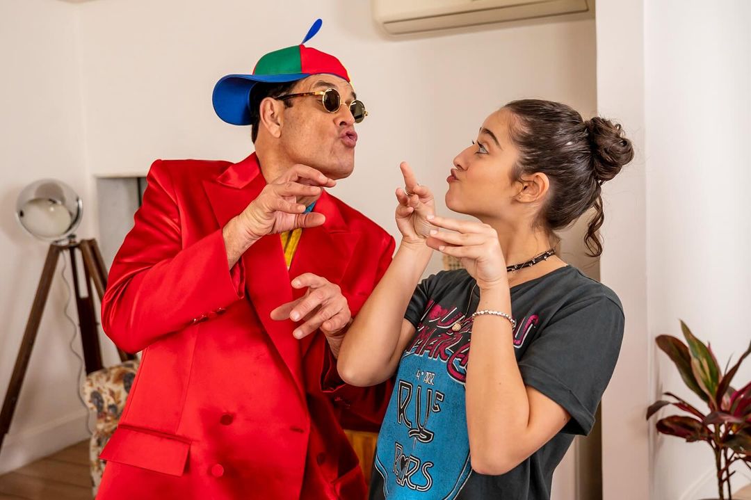 Serginho Mallandro e Marianna Alexandre