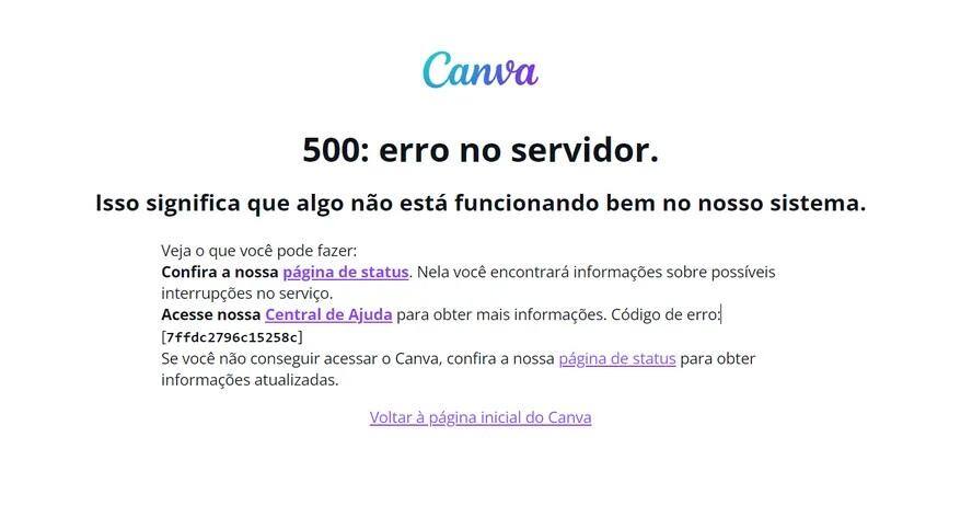 Canva dora do ar