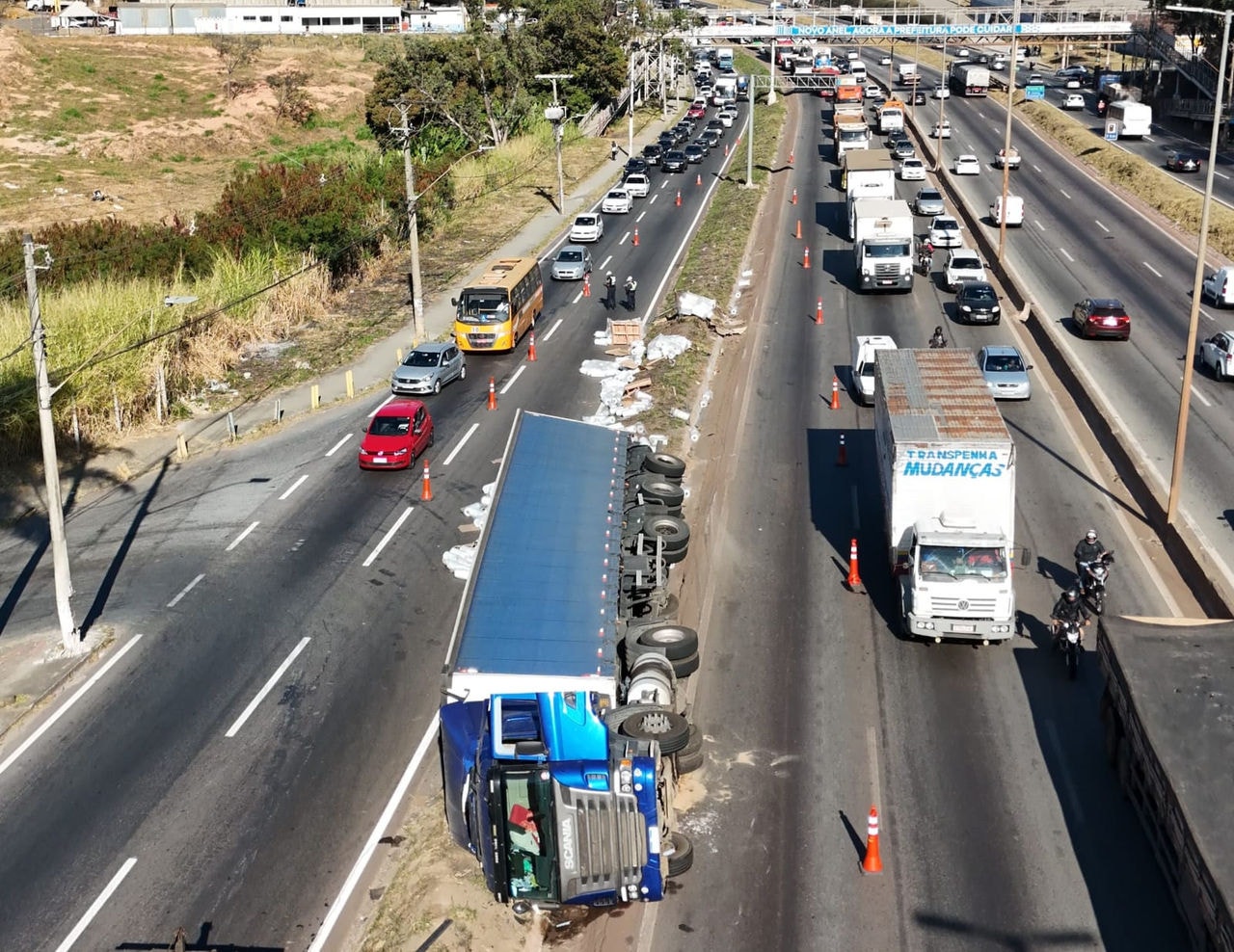 Atendimento foi feito pela Guarda Municipal e pela BHTrans