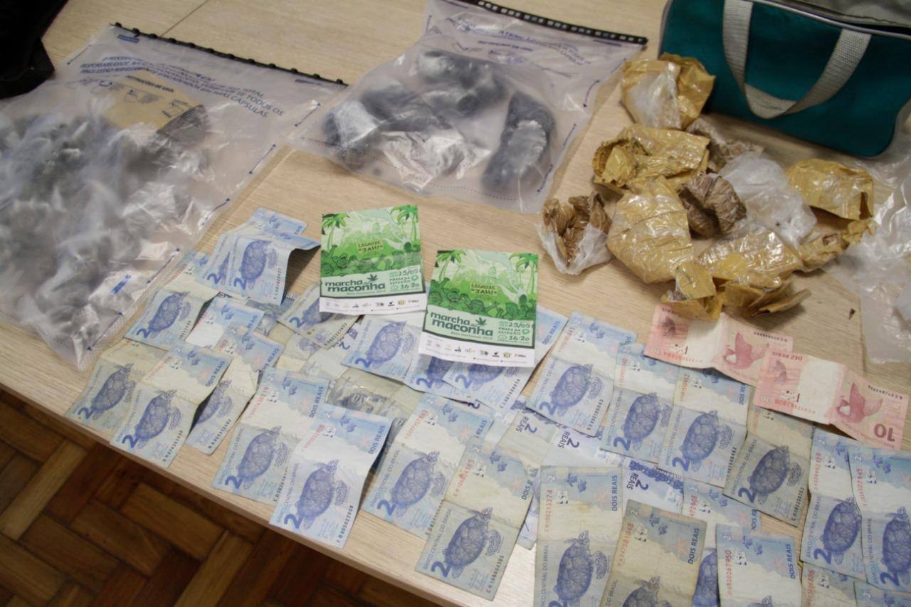 Drogas e dinheiro foram apreendidos no campus da UFMG da região da Pampulha