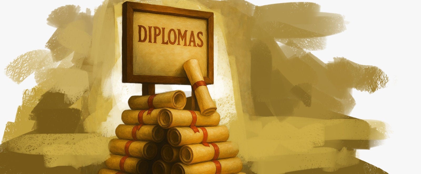 Gente formada recebe salário de ensino médio