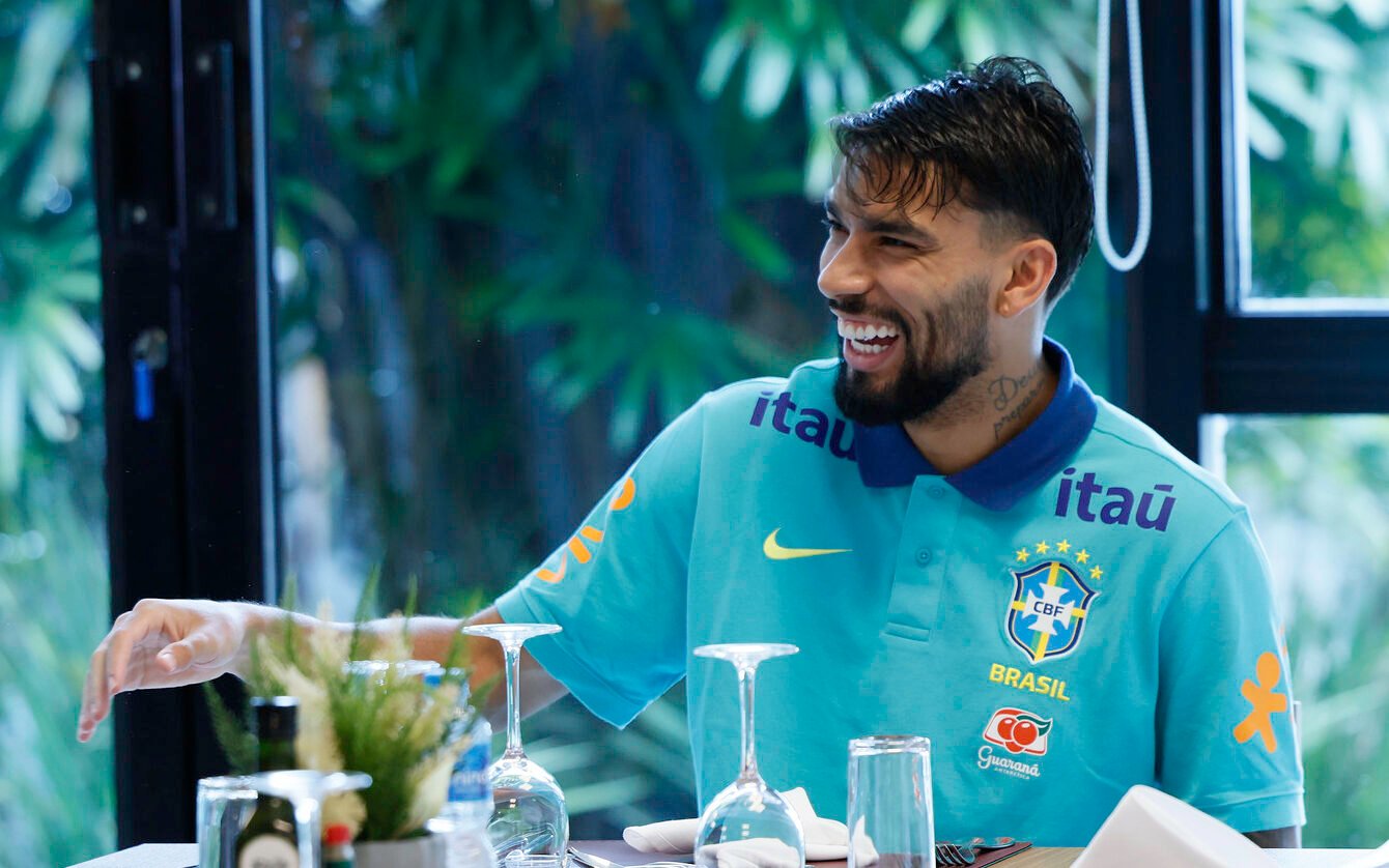 Lucas Paquetá na Seleção Brasileira (Foto: Rafael Ribeiro/CBF)