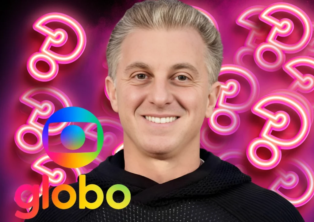 Luciano Huck nos bastidores da Globo  - Divulgação/TV Globo 
