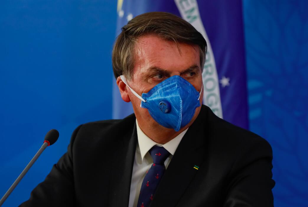 Bolsonaro Coletiva de Imprensa do Presidente da República, Jair Bolsonaro e Ministro da Saúde, Luiz Henrique Mandetta