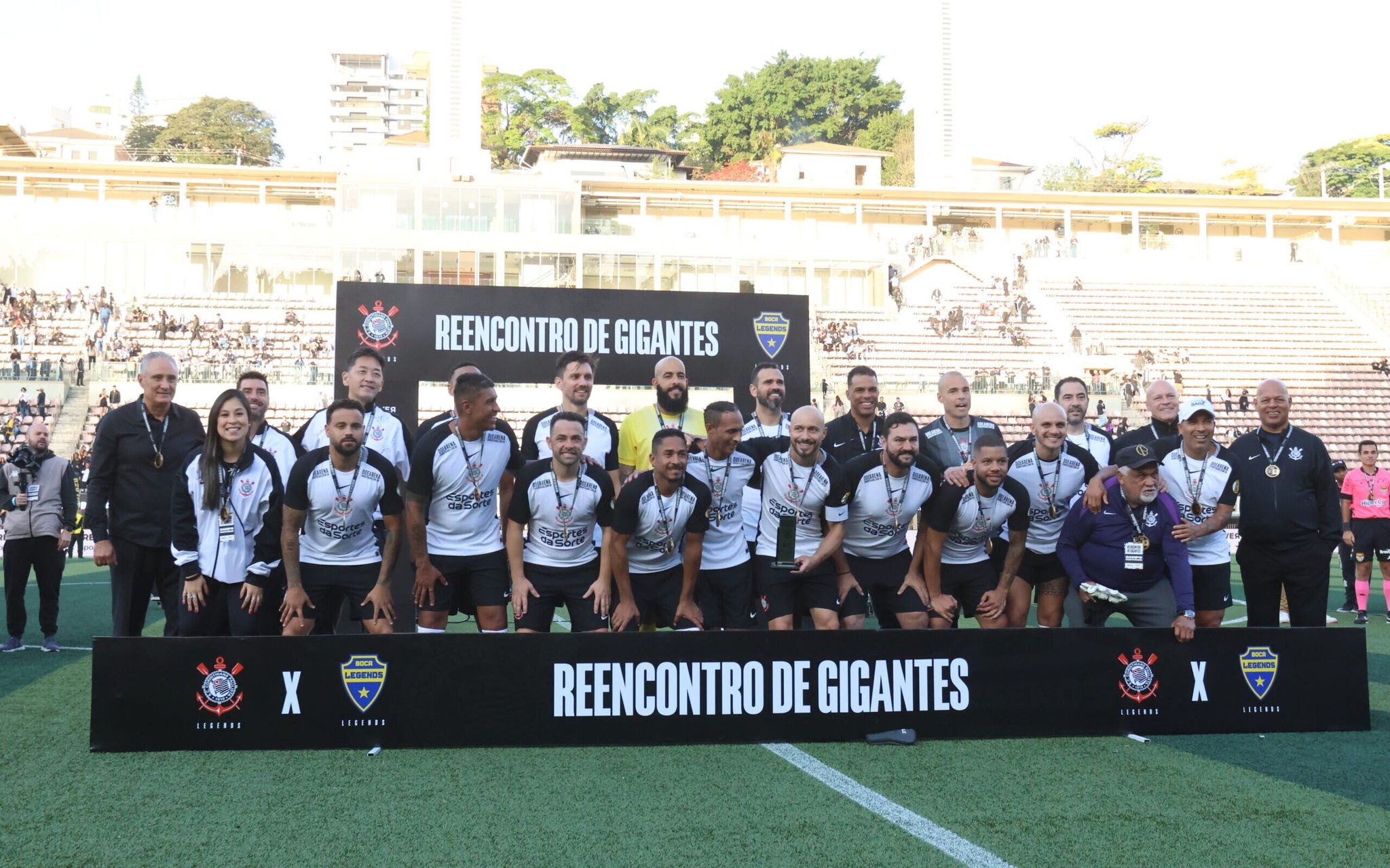 Corinthians encarou o Boca em amistoso festivo (Foto: Agência Corinthians)