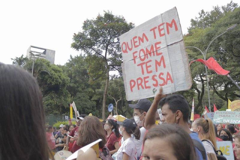 Protesto contra o governo federal em São Paulo