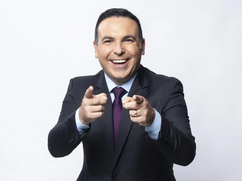 O apresentador Reinaldo Gottino