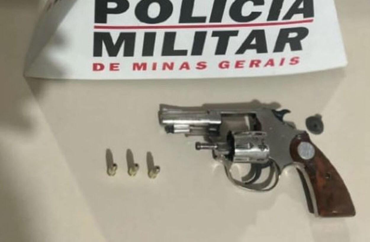 Arma escondida em fralda foi apreendida