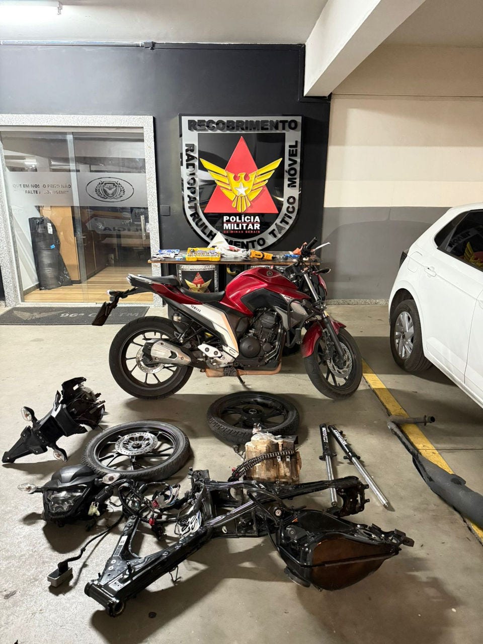 Motos era adulteradas e revendidas por R$ 1.000 nas redes sociais 