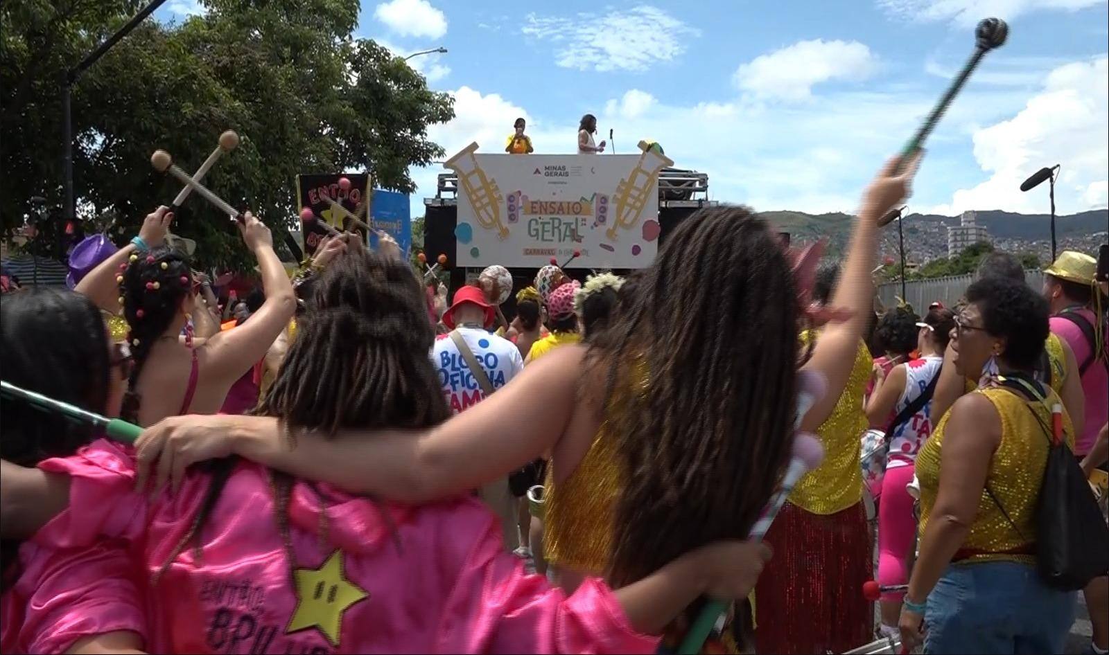 Carnaval 2024: Ensaio Geral começa na Andradas e dá partida na folia de BH