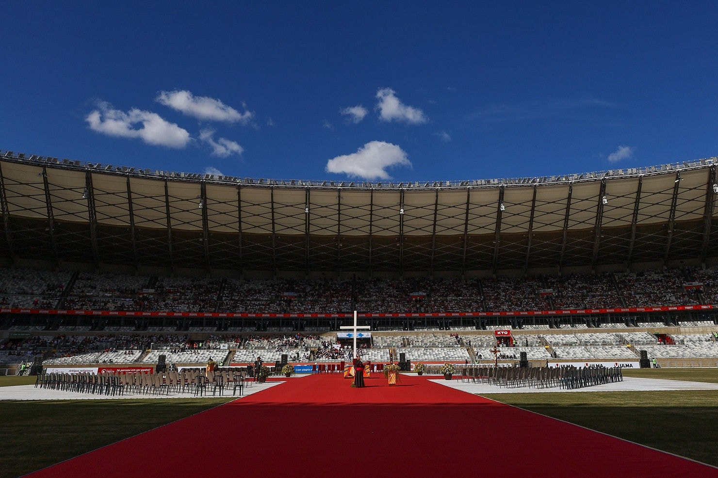 Retorno ao estádio agradou ao público